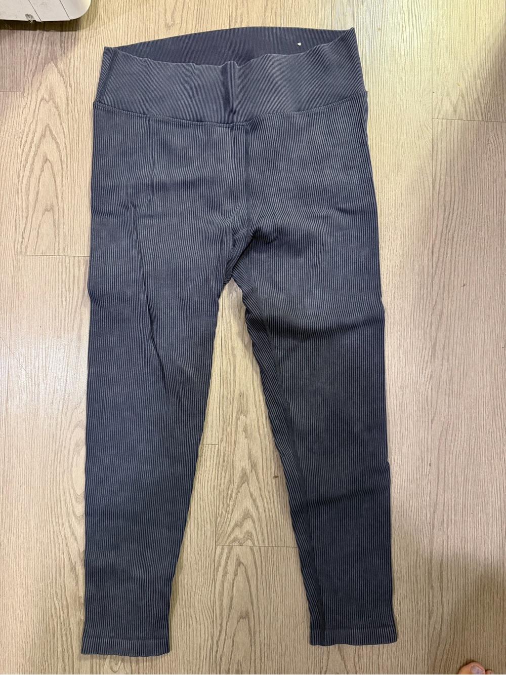 Women’s Ribbed Navy Leggings